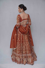 Rust Lehenga Choli