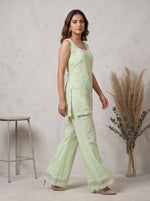 Fendy Green & Golden Farshi Salwar Suit Set