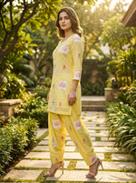 Mul Chanderi patchwork Farshi Salwar Set