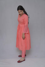 Rust Colour Kurta Set