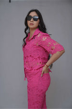 Magenta Pink Coord Set