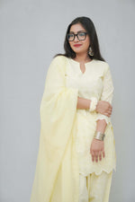 Lemon Yellow Pakistani Salwar Suit set