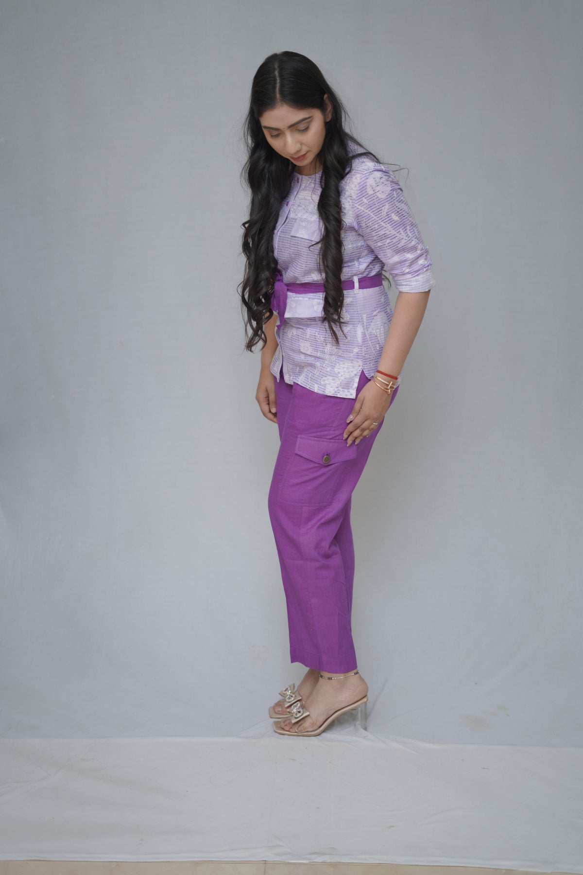 Lavender & Purple Coord Set