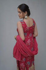 Red Kurta Set with Dupatta