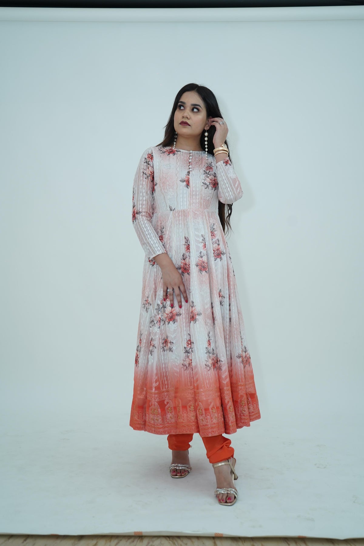 Anarkali with Churidar