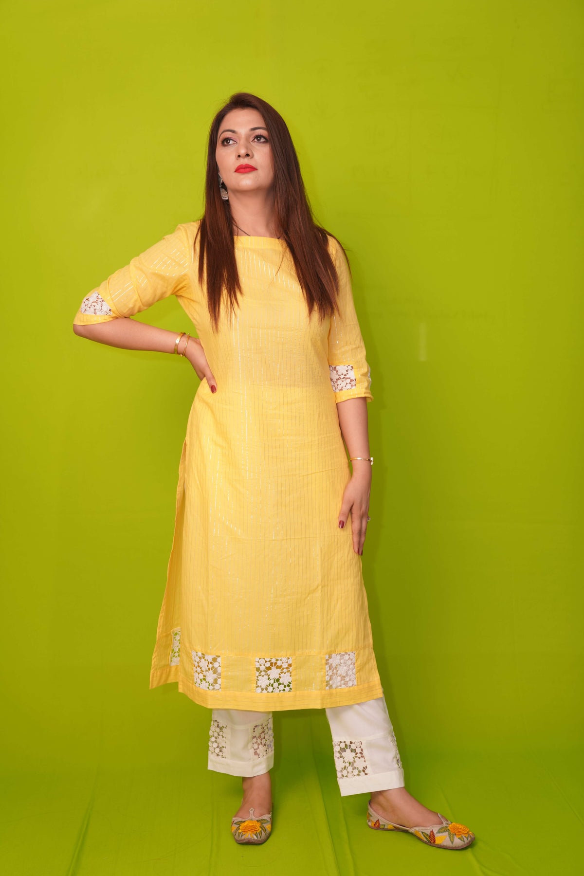 Yellow Kurta Set