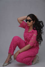 Magenta Pink Coord Set