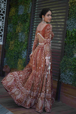 Rust Lehenga Choli