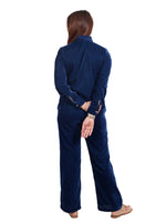 BLUE VELVET COORD SET