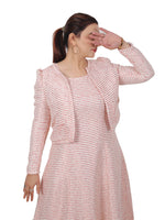 TWEED MEDI DRESS WITH JACKET
