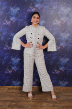 CHECK TWEED BLAZER SET