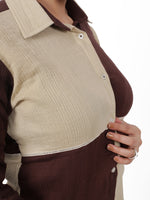 CHOCOLATE BROWN SHIRT