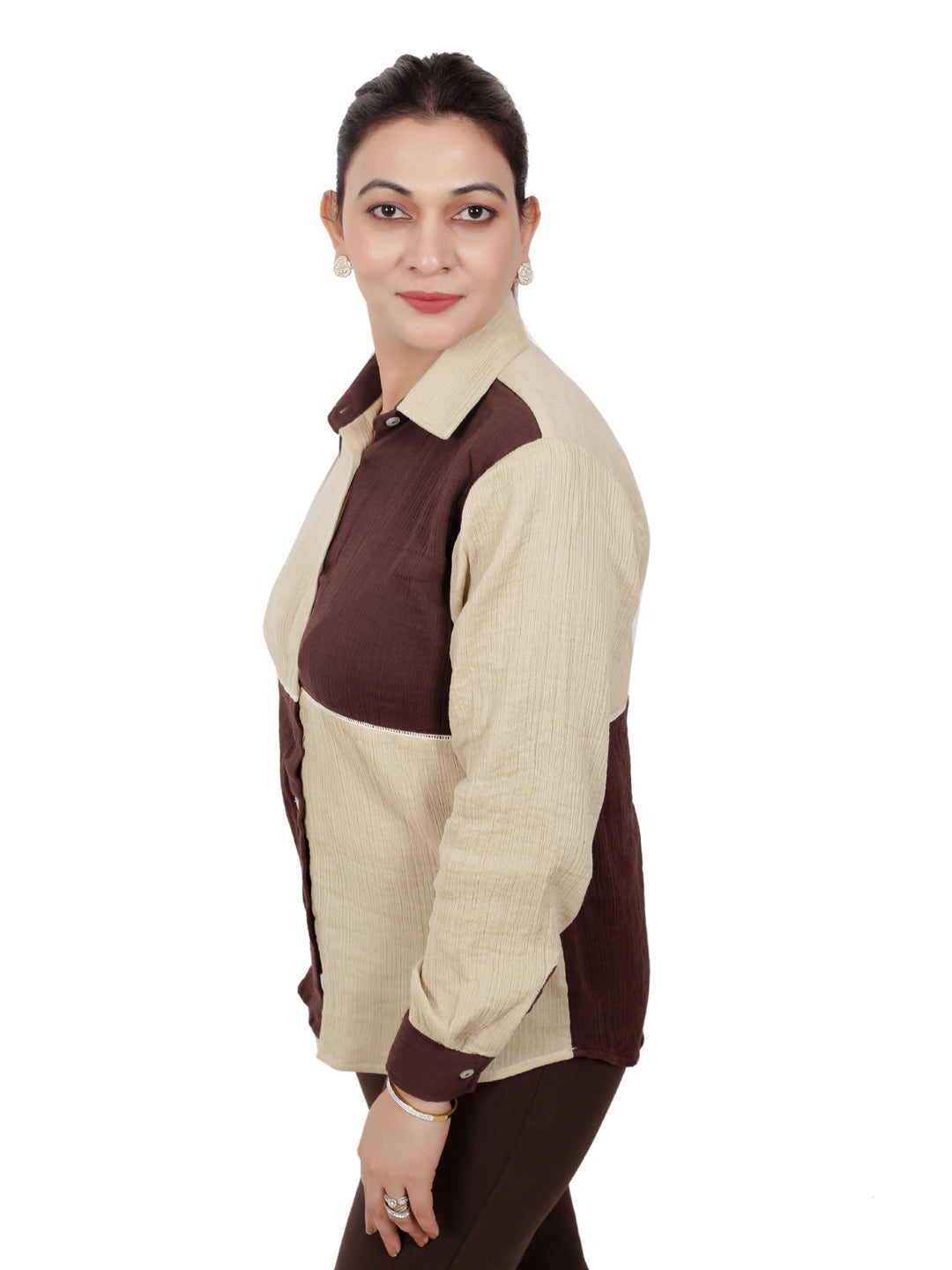 CHOCOLATE BROWN SHIRT