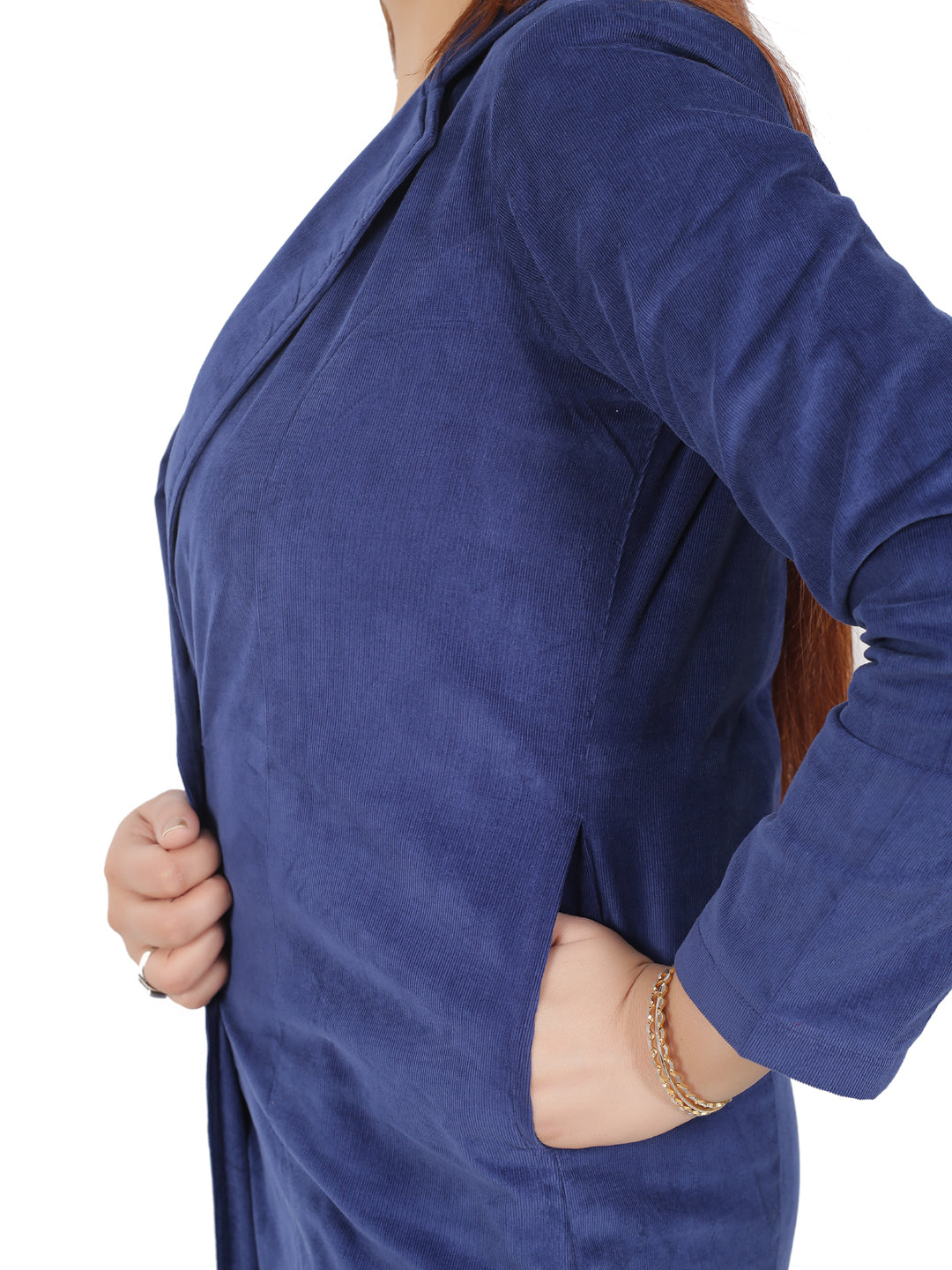 BLUE COORD SET WITH JACKET