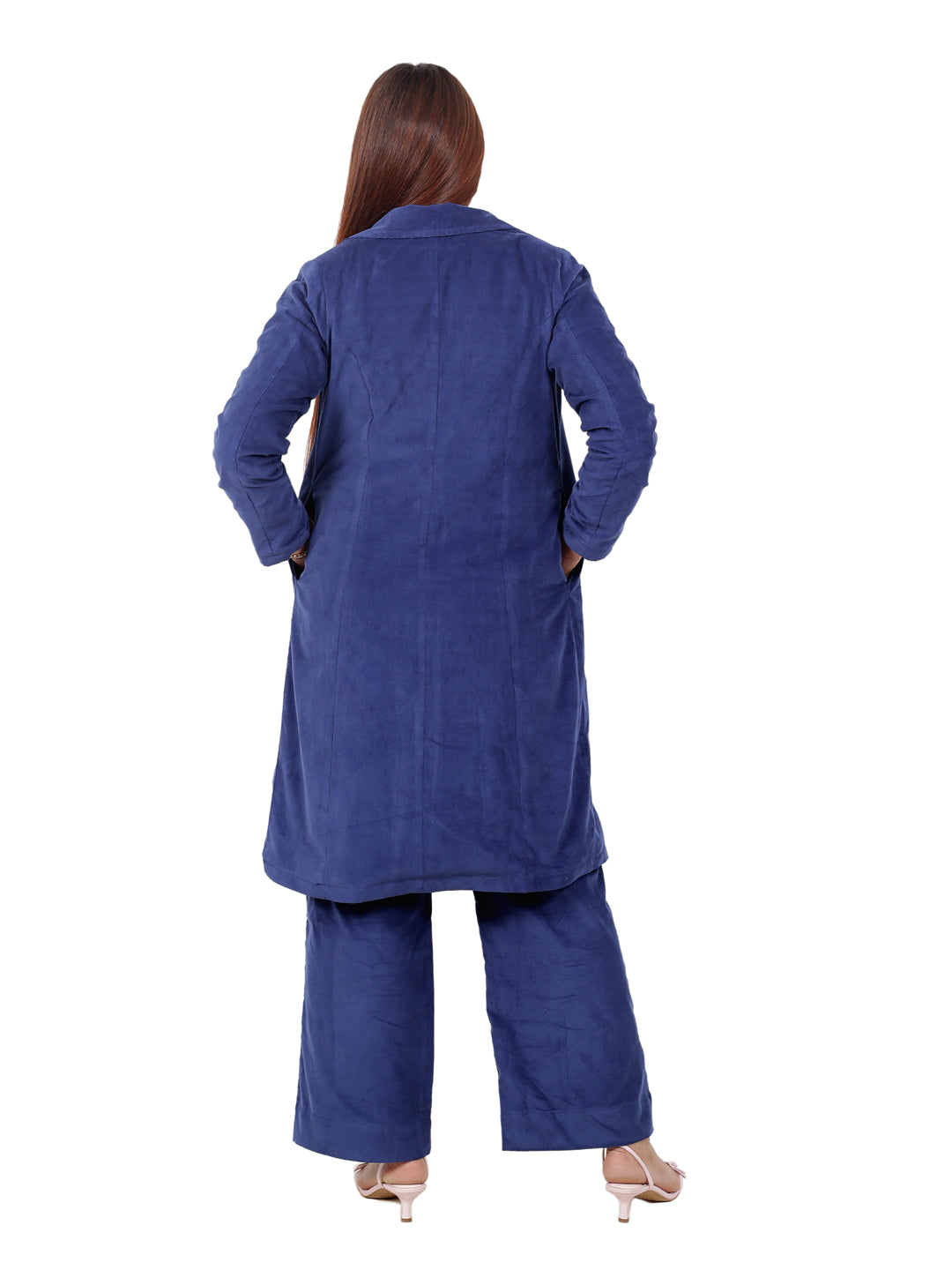 BLUE COORD SET WITH JACKET