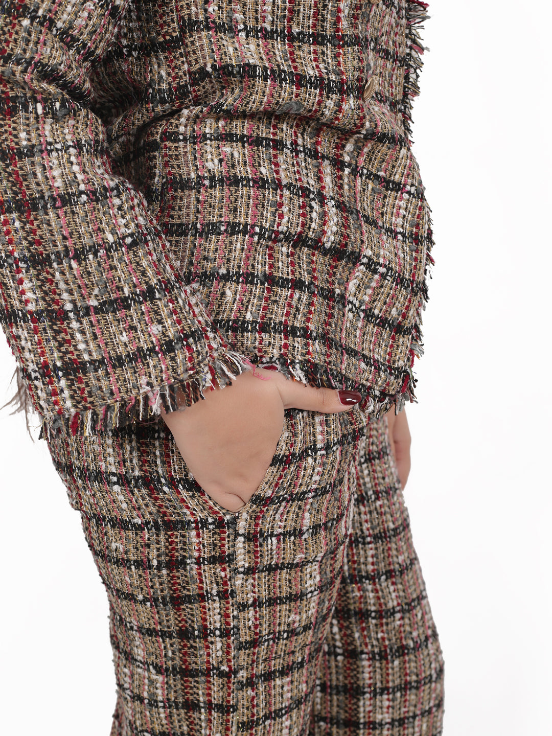 SHIMMER TWEED BLAZER SET