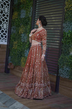 Rust Lehenga Choli