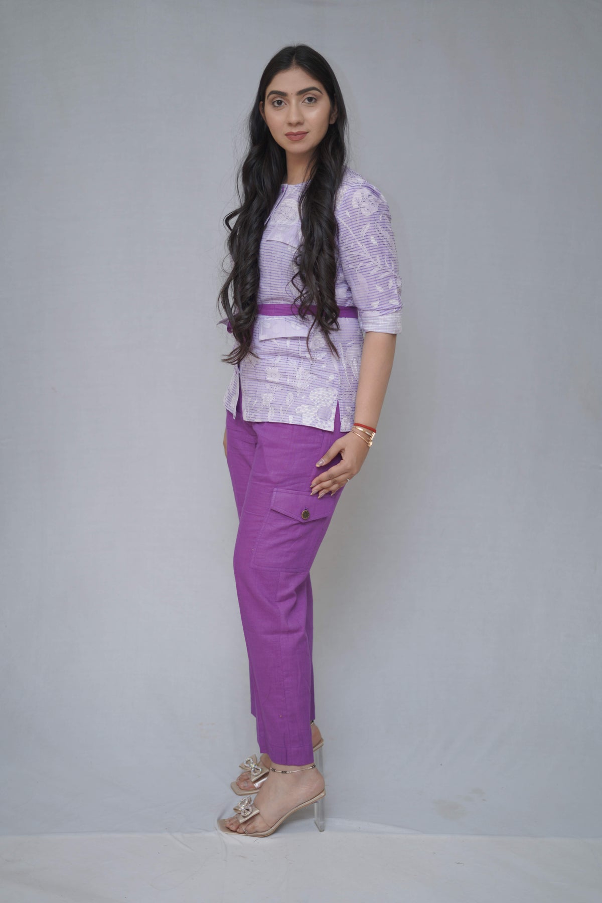 Lavender & Purple Coord Set