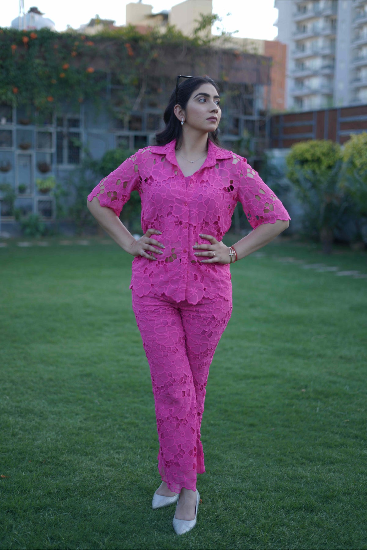 Magenta Pink Coord Set