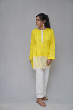 Yellow & White Coord Set