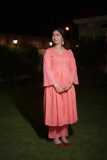 Rust Colour Kurta Set