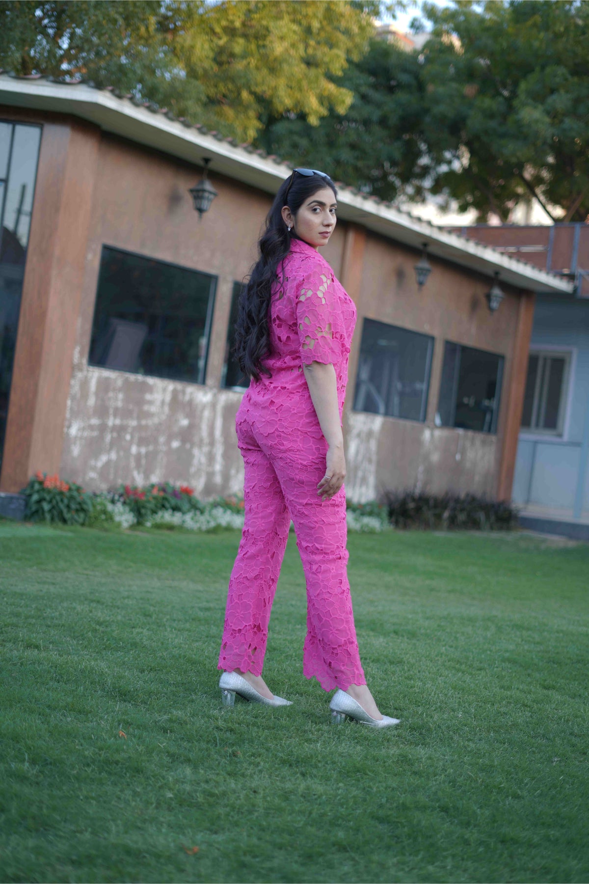 Magenta Pink Coord Set