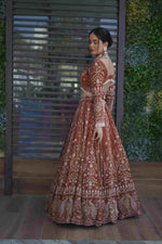 Rust Lehenga Choli