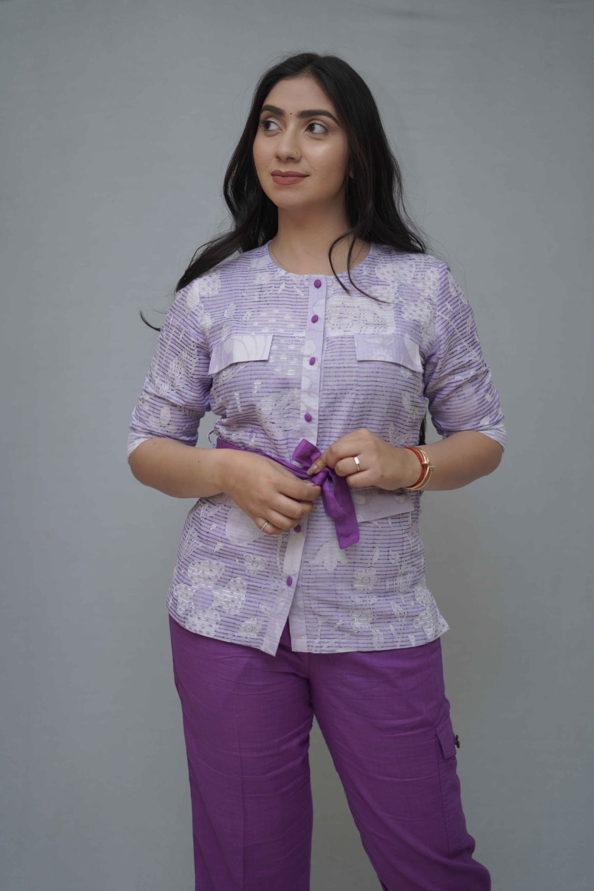 Lavender & Purple Coord Set