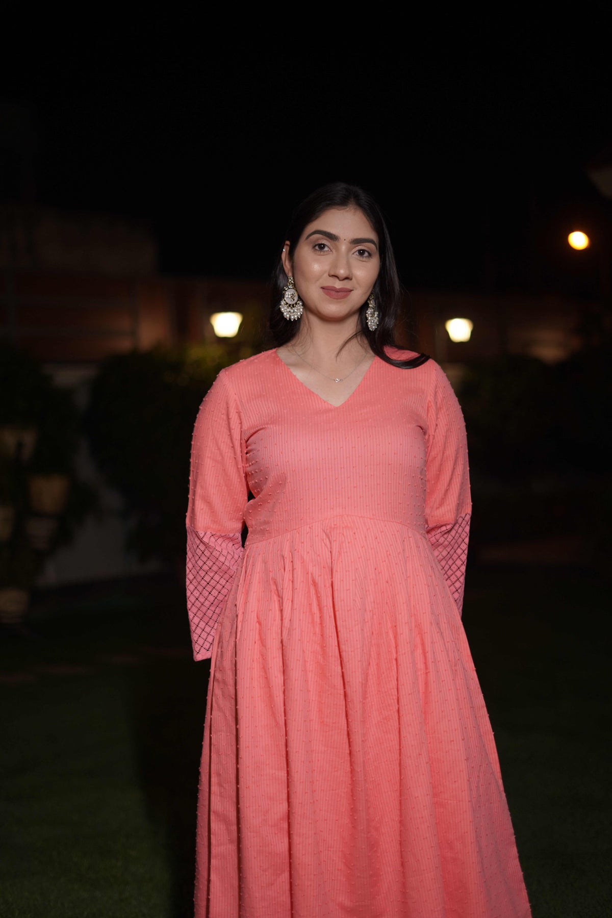 Rust Colour Kurta Set