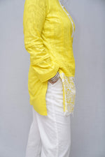 Yellow & White Coord Set