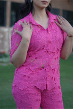 Magenta Pink Coord Set