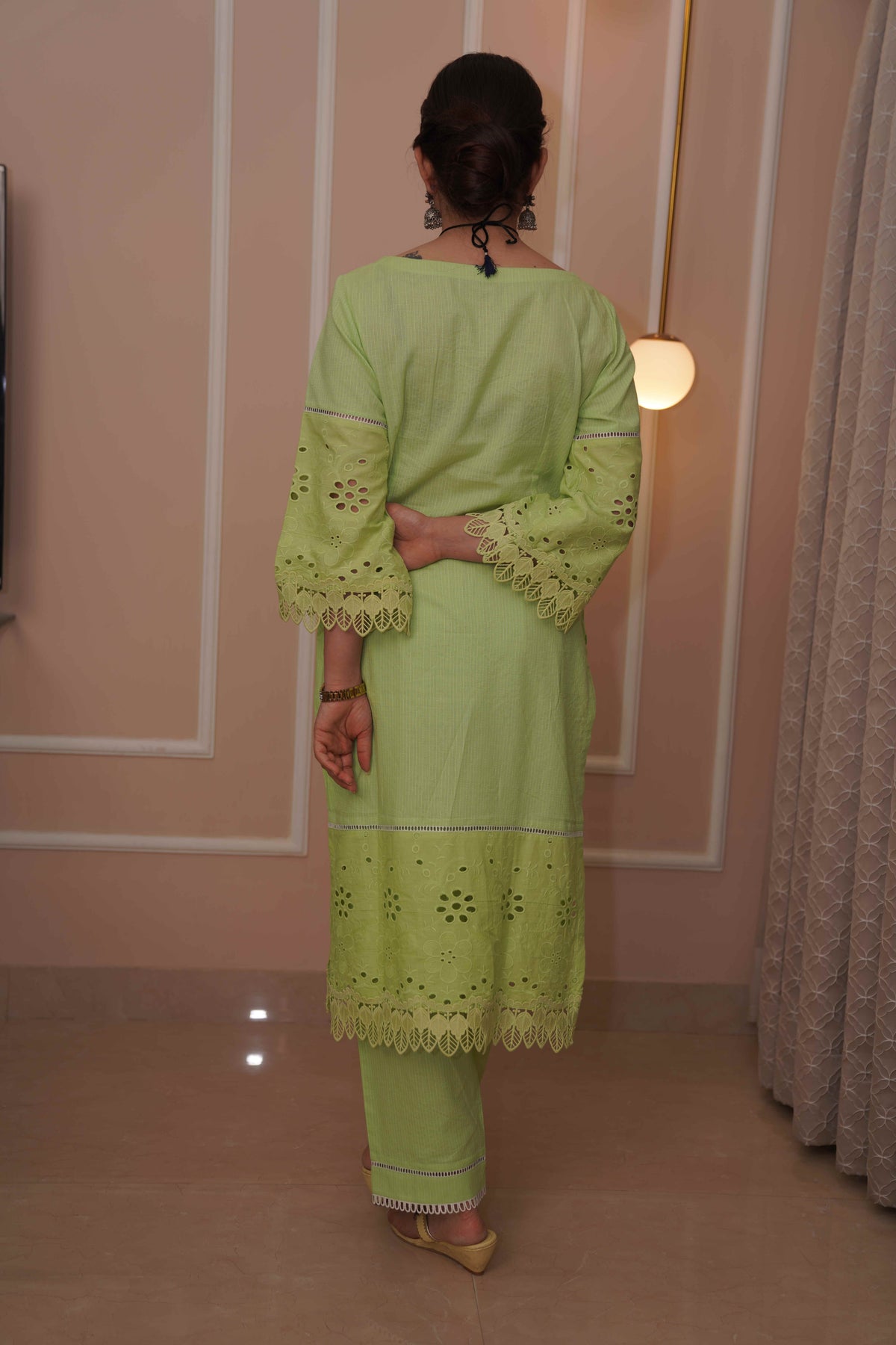 Green Kurta Set