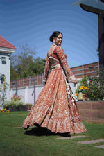 Rust Lehenga Choli
