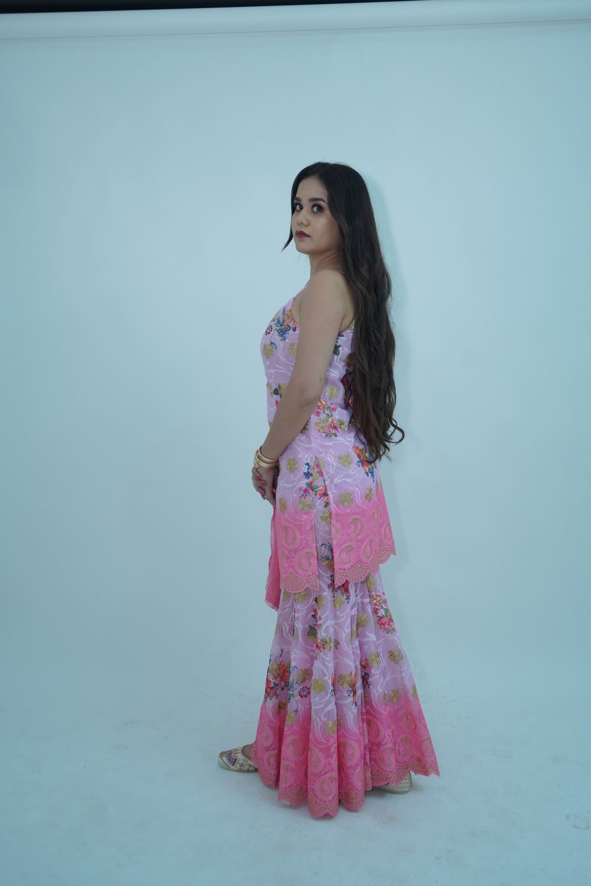 Lakhnavi Sharara Suit