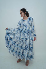 Maxi Full sleeves flared dress