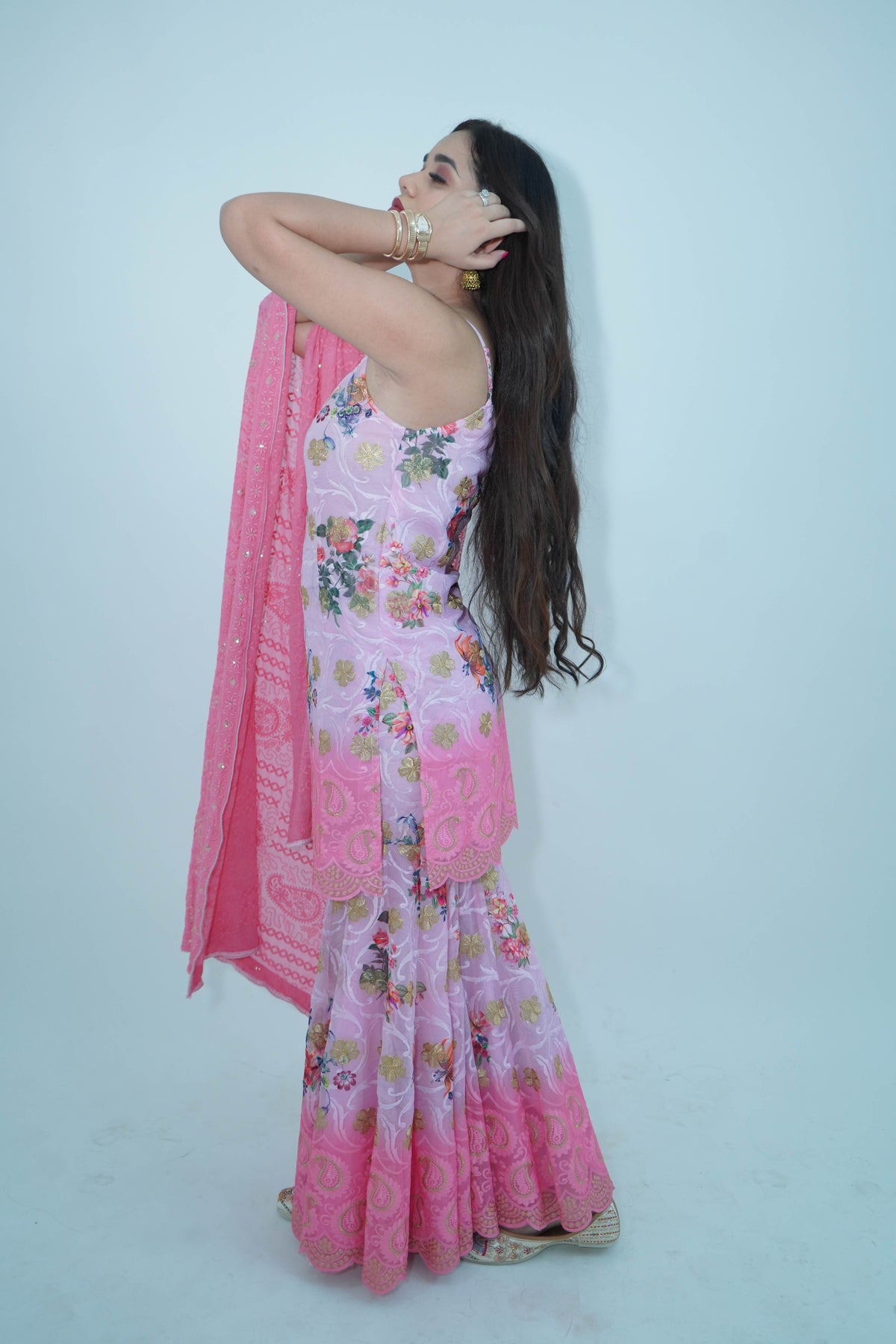 Lakhnavi Sharara Suit