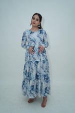 Maxi Full sleeves flared dress