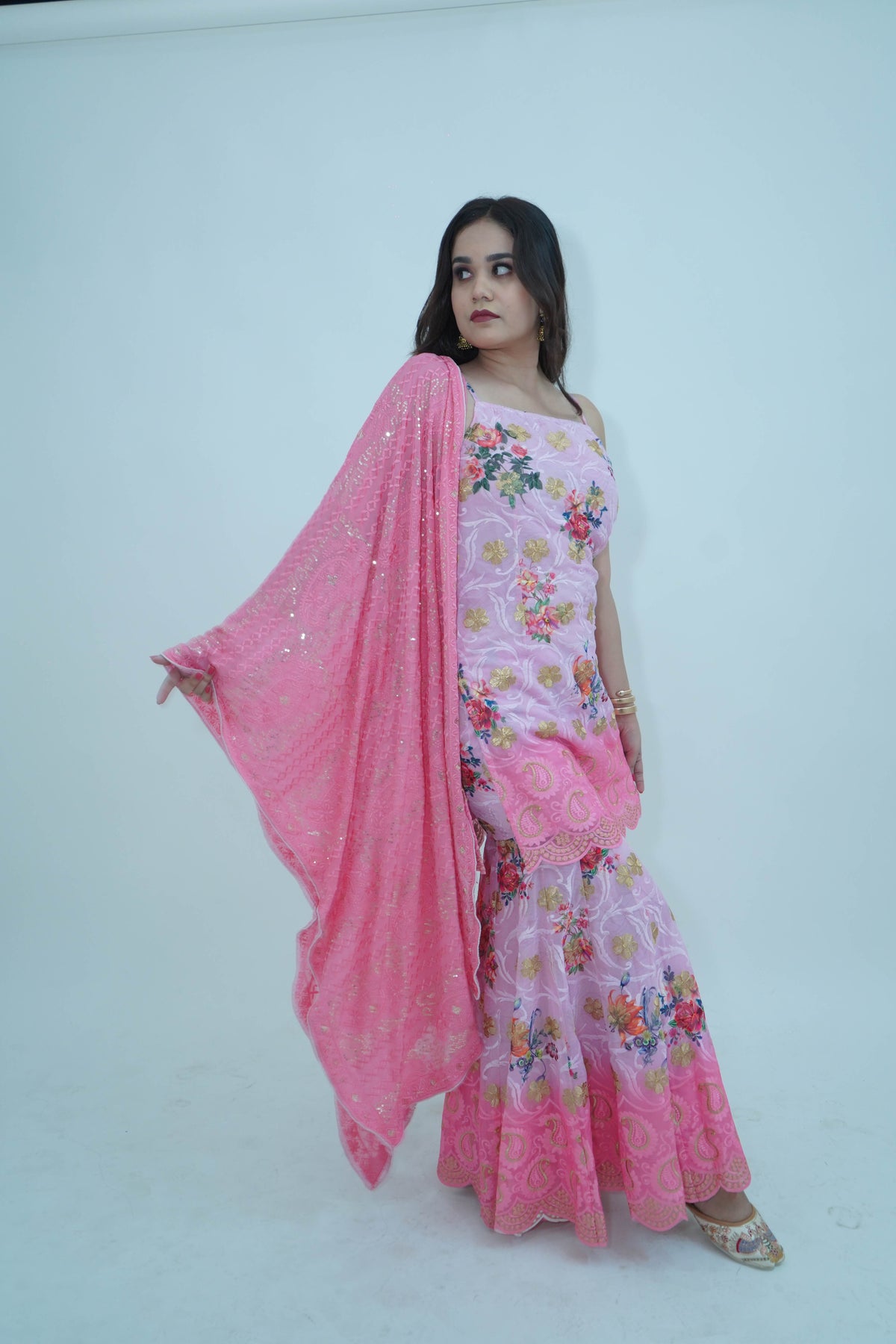 Lakhnavi Sharara Suit