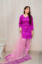 Organza Farshi Salwar Suit with dupatta