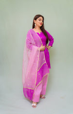 Organza Farshi Salwar Suit with dupatta