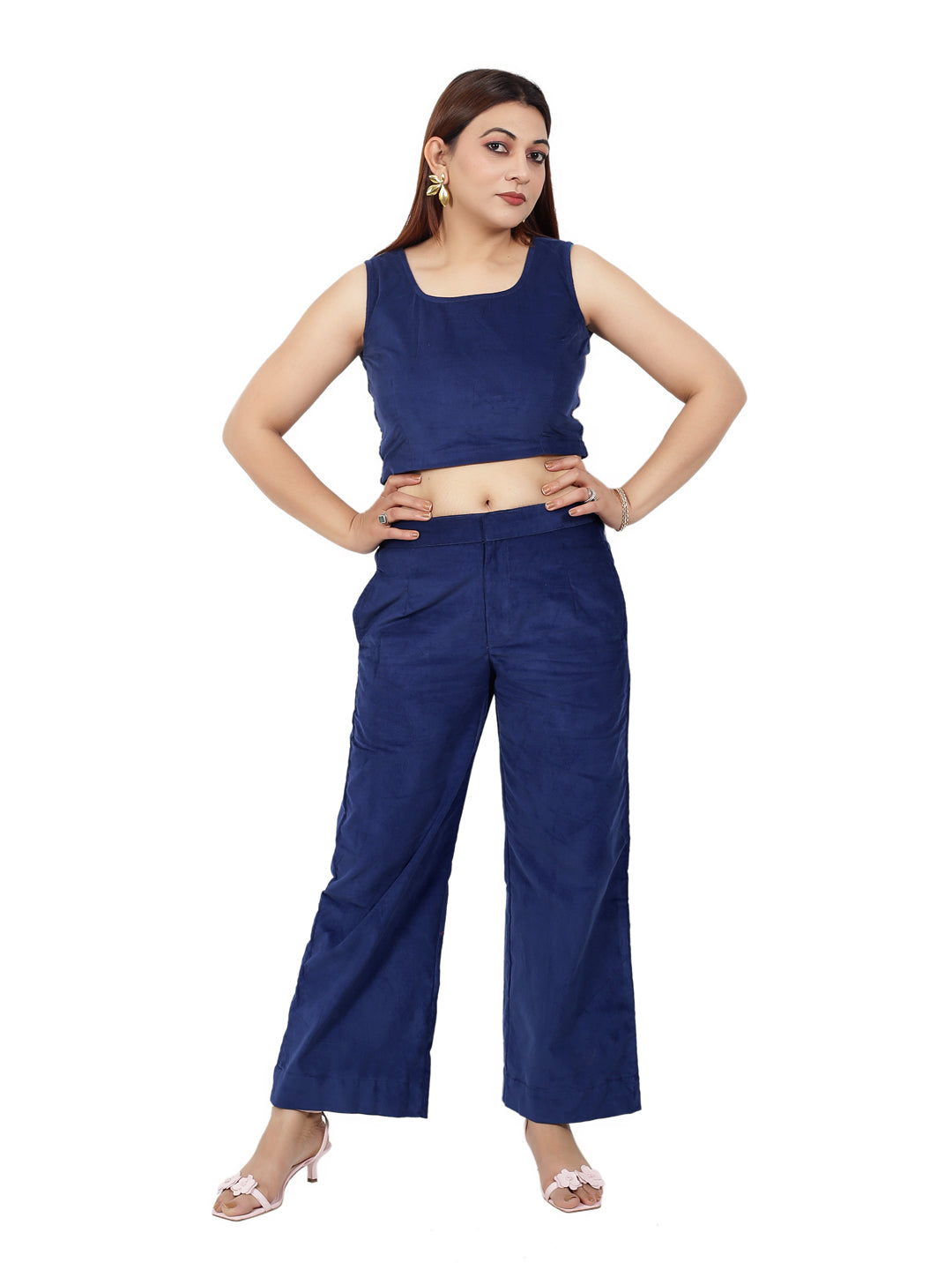 BLUE COORD SET WITH JACKET