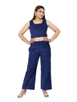 BLUE COORD SET WITH JACKET