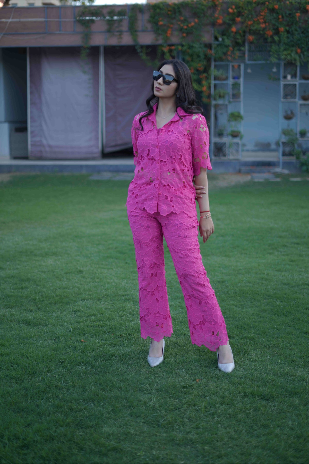 Magenta Pink Coord Set