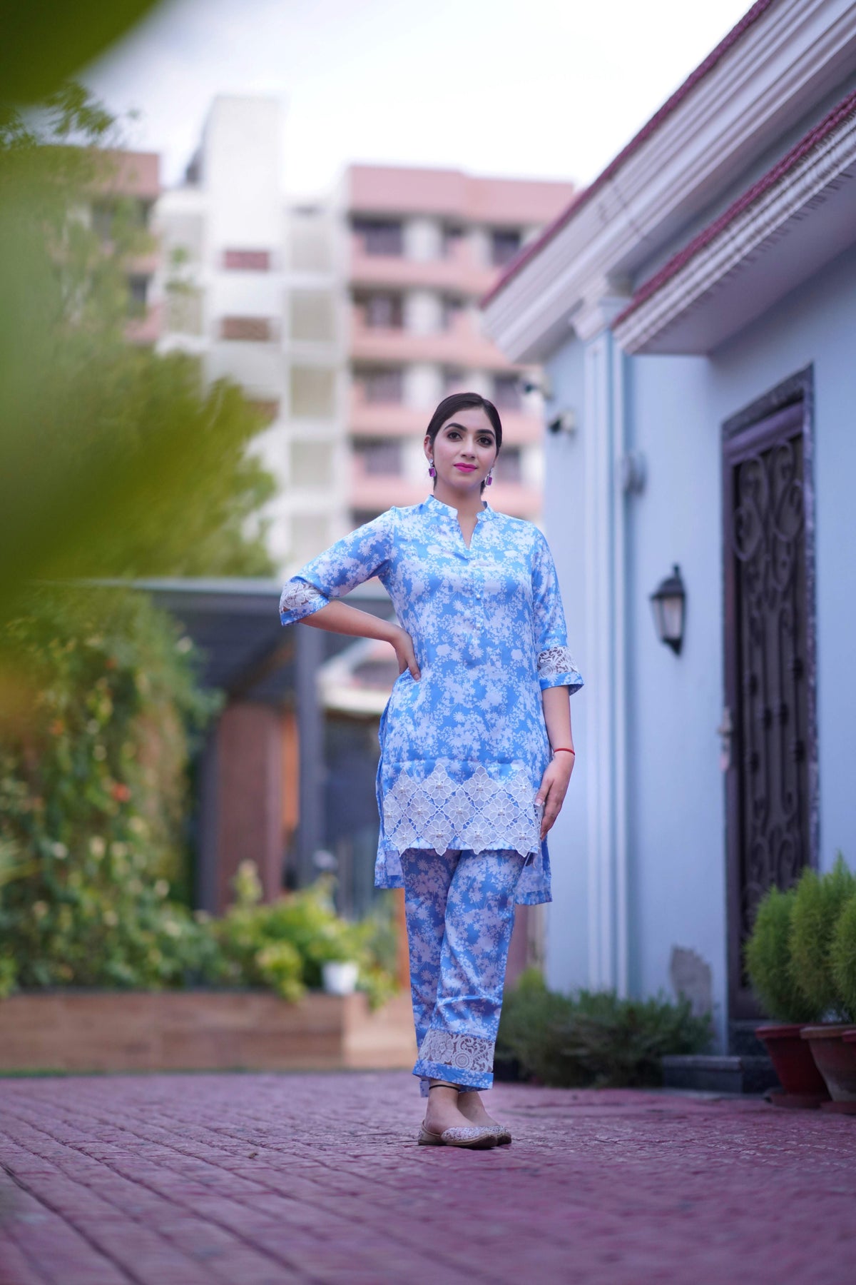Sky Blue Co-ord Set
