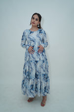 Maxi Full sleeves flared dress