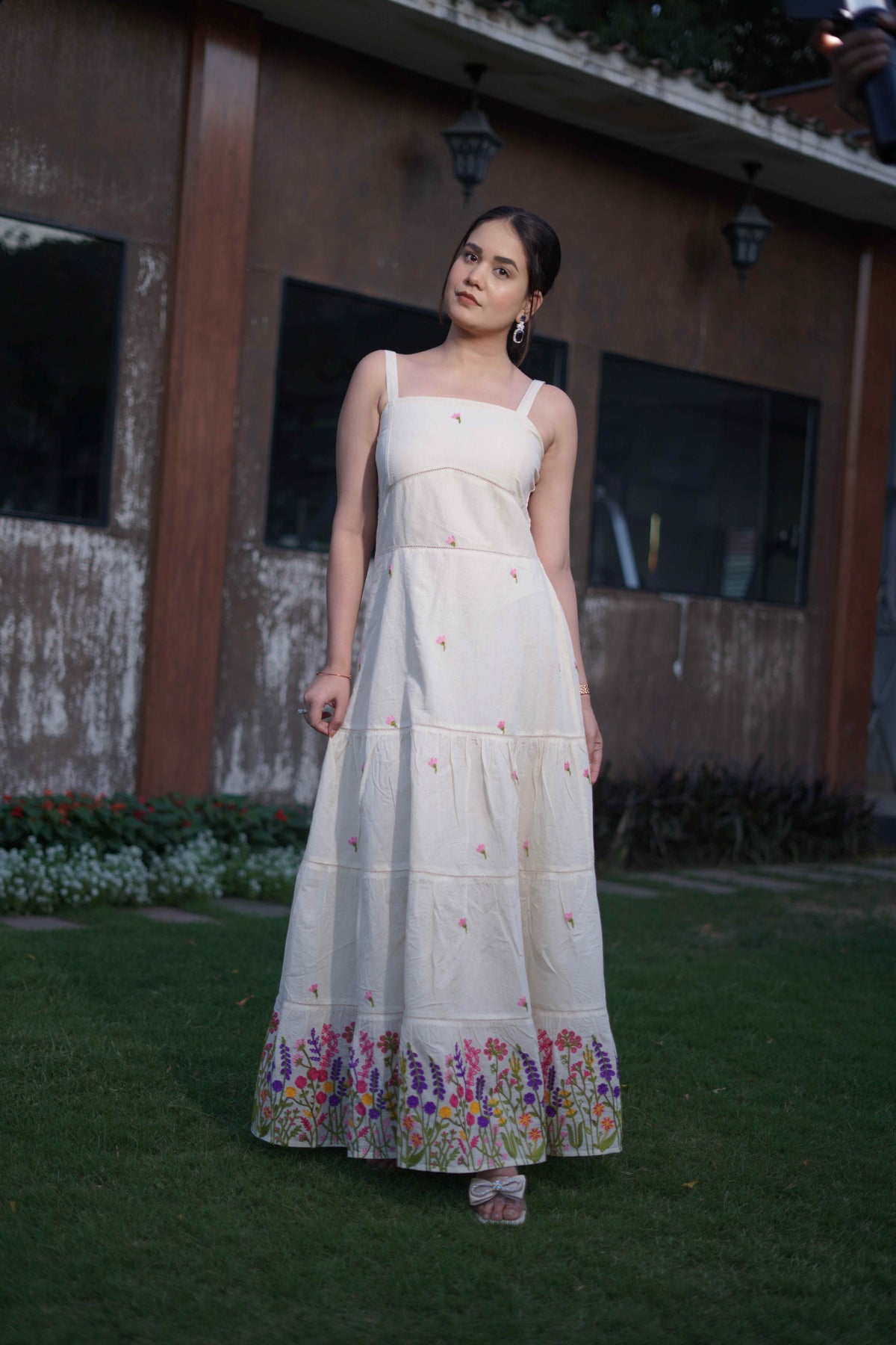 Ivory Flared Dress